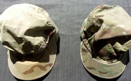 2 Qty Patrol Caps Size 6 3/4 Dcu &amp; Multicam Patrol Cap Military Issue Hats - £24.88 GBP