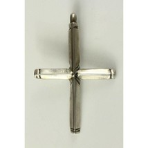 Christian Religious Sterling Silver Jewelry 925 CROSS Necklace Pendant 2.5&quot; Long - £35.60 GBP