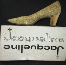 Vintage Jacqueline Woman&#39;s Pumps Shoes - Gold Size 7.5 - £7.47 GBP