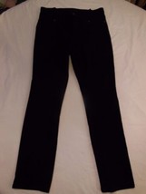 NYDJ Not Your Daughters Jeans Stretch Black Denim Skinny Leggings  Size ... - $26.72