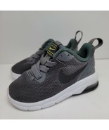 Nike Air Unisex Kids  Run 917652-002 Grey Green Shoes Size 3C - £12.23 GBP