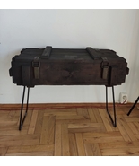 Military Ammo Box | Old Chest Trunk | Side Table | Industrial Coffee Table - $2,335.24 MXN