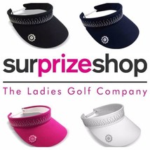 Surprizeshop Ladies Crystal Embellished Golf Sun Visor - Black Pink Navy White - £22.15 GBP