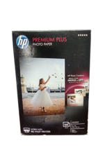  HP PREMIUM PLUS PHOTO PAPER 4X6 GLOSSY 100 SHEETS CR668A - $15.99