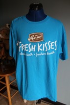 Men&#39;s Merrick Fresh Kisses Blue Short Sleeve T-Shirt Kiss Dog Breath Goodbye~XL~ - £5.47 GBP