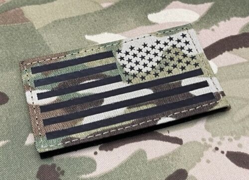 Infrared Multicam IR US Reverse Flag Patch US Army Special Forces Green ...