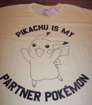 NINTENDO PIKACHU IS MY PARTNER POKEMON T-Shirt MEDIUM NEW w/ TAG - $19.80