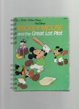 Mickey Mouse and the Great Lot Plot - Walt Disney - Little Golden Book - SB 1974 - £3.92 GBP