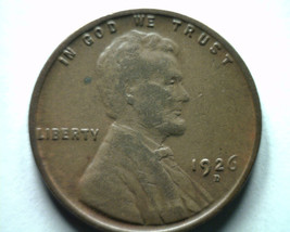 1926-D Lincoln Cent Penny Very Fine+ Vf+ Nice Original Coin Bobs Coins 99c Ship - £8.39 GBP