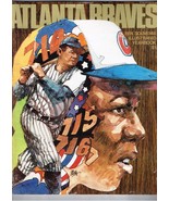 1974 MLB Atlanta Braves Yearbook Baseball Hank Aaron - €57,67 EUR
