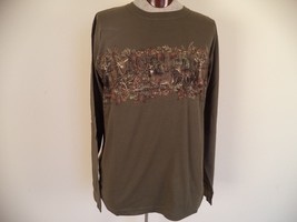 Men&#39;s Multicolor North River Animal Print Shirt.  XL. 100% Cotton. Long... - £18.94 GBP