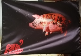 Pink Floyd Algie Pig Flag Poster Banner Cd Progressive Rock - £15.73 GBP
