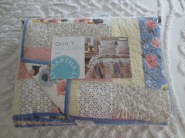 NIP Martha Stewart FAIR BREEZE Cotton PATCHWORK-LIKE Full/Queen QUILT - ... - $117.81