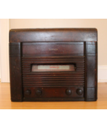rare antique phonograph &amp; radio TUBE electric RARE DEWALD wood - €213,65 EUR
