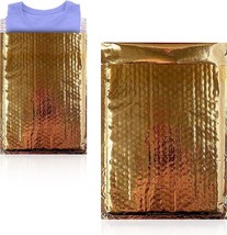 Gold Bubble Mailers 7.25x11 Metallic Padded Envelopes Pack of 300 - £107.16 GBP