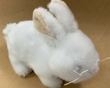 Ganz White Bunny Plush Soft Spotz  No Sound Mini Stuffed Animal Rabbit - $7.22