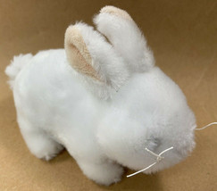 Ganz White Bunny Plush Soft Spotz  No Sound Mini Stuffed Animal Rabbit - £5.67 GBP