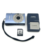 Canon PowerShot ELPH SD1100 IS 8MP Digital Camera BLUE 3x Zoom Bundle - £148.84 GBP