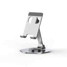 Aluminum Phone Stand,Swivel Phone Stand With 360 Rotating Base, Foldable Adjusta - £10.15 GBP