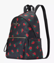 Kate Spade Chelsea Medium Backpack Rose Toss Print KE435 NWT $299 Ret FS Y - £97.20 GBP