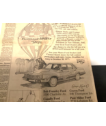 Vintage Print Ad Ford Nashville October 3,1977 Elvis Newspaper Article - $6.99