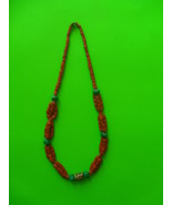 Beautiful handmade multicolor vintage pendant necklace - $110.75 CAD