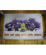 Minions Despicable Poster Me 2 Does Not Play Well With Others-
show orig... - $123.24 CAD