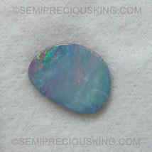Natural Doublet Opal Freeform 6.4 Carat Play of Colors Australian SI1 Clarity Lo - £66.97 GBP