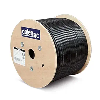 Cat6 Outdoor Cable, 500Ft, 23Awg Solid Bare Copper, Unshielded Twisted P... - $240.99