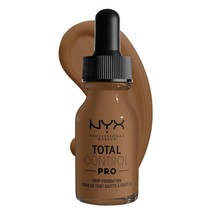 NYX Makeup ~ TOTAL CONTROL Liquid Drop Foundation ~ TCDF18 DEEP SABLE .4... - $14.03