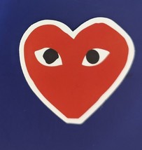 Sacred Heart Red Heart with Eyes Vinyl Sticker - £2.39 GBP