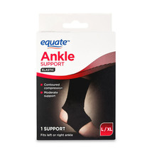 EQUATE ANKLE SUPPORT ELASTIC FOR L /XL     (FOOT) - £8.87 GBP