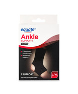 EQUATE ANKLE SUPPORT ELASTIC FOR L /XL     (FOOT) - £8.86 GBP