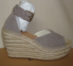 SOLUDOS Positano Ash Platform Wedge Heels Espadrille Sandals Size US 10 NEW - $73.59 CAD