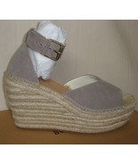 SOLUDOS Positano Ash Platform Wedge Heels Espadrille Sandals Size US 10 NEW - $73.46 CAD