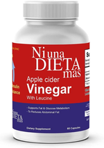 NI UNA DIETA MAS Apple Cider Vinegar 60 Caps Dietary Supplement  2 Month Supply - £30.67 GBP