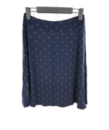 Ann Taylor Womens A Line Knee Length Blue Geometric Polka Dot Skirt Size SP - £17.00 GBP