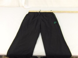 Adult Women&#39;s Nike Lime Green Logo Black Drawstring Waist Athletic Pants... - £14.51 GBP