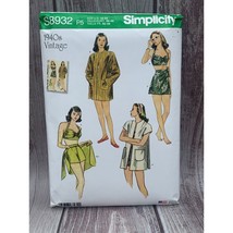 Simplicity Misses 1940&#39;s Bikini Top Skirt Coat Sewing Pattern sz 12-20 S8932 - u - £16.12 GBP