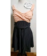 Aqua Eve Control Pink Black Swim Dress Swimsuit Top Only Plus Size 16W  - €12,04 EUR