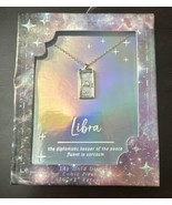 14k Gold Dipped Pierced Glass Zodiac Libra Pendant Necklace - Gold - $12.00