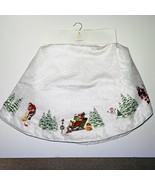 Christmas Tree Skirt Isaac Mizrahi New York 54 Inch Santa Claus Scene Tr... - £46.98 GBP