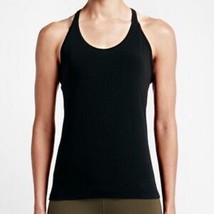 Nike Women&#39;s Dri-Fit Get Fit Lux Racerback Scoop Neck Tank Top, Black, S... - $29.69