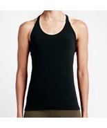 Nike Women&#39;s Dri-Fit Get Fit Lux Racerback Scoop Neck Tank Top, Black, S... - €25,33 EUR