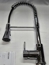 Signature Hardware 358865 Steyn Kitchen Faucet with Spring Spout - Chrome - $124.90