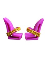 Monster High Gloom Beach Clawdeen Wolf Doll Replacement Pink Shoes - $276.89 MXN