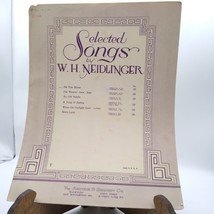 Vintage Sheet Music, On the Shore by WH Neidlinger Selected Songs, Schmidt 1931 - £14.61 GBP