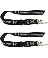 Universal Under Armor Lanyard Keychain ID Badge Holder Black 2 pcs set - £9.58 GBP