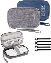 Cable Organizer Bag, 2Pcs Travel Cord Organizer Pouch For Phone, Usb, Sd Card, - £33.56 GBP