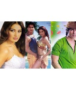 Set di 3 POSTER Bollywood Kapoor Bipasha Basu Set di attore indiano star - £120.98 GBP